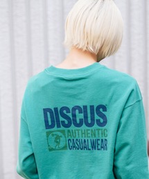【DISCUS/ディスカス】裏毛 アイコニックコンパクト スウェットトレーナー ブランドロゴ