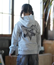 THRASHER（スラッシャー）の「THRASHER/スラッシャー Frame Sk8 Goat Paka キッズ パーカー 25A403-43（パーカー）」