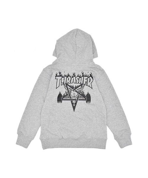 THRASHER/スラッシャー Frame Sk8 Goat Paka キッズ パーカー 25A403