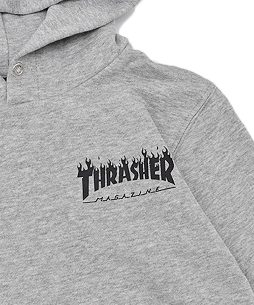 THRASHER(スラッシャー)の「THRASHER/スラッシャー Frame Sk8 Goat Paka キッズ パーカー 25A403-43(パーカー・キッズ・ヘザーグレー/ブラック・150cm/140cm/130cm/160cm)」の15枚目の写真
