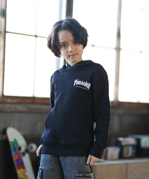 セール】THRASHER/スラッシャー Frame Sk8 Goat Paka キッズ パーカー