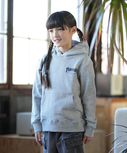 ゆ*き様 45R グレー フード付きパーカー 座標プリント 星3つ　サイズL ゆ*き様 45R グレー フード付きパーカー 座標プリント 星3つ サイズL