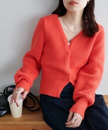 【９色展開/細見え/WEB限定】スリットニットプルオーバー