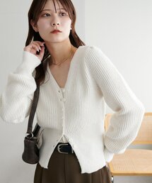 【9色展開/細見え/WEB限定】スリットニットプルオーバー