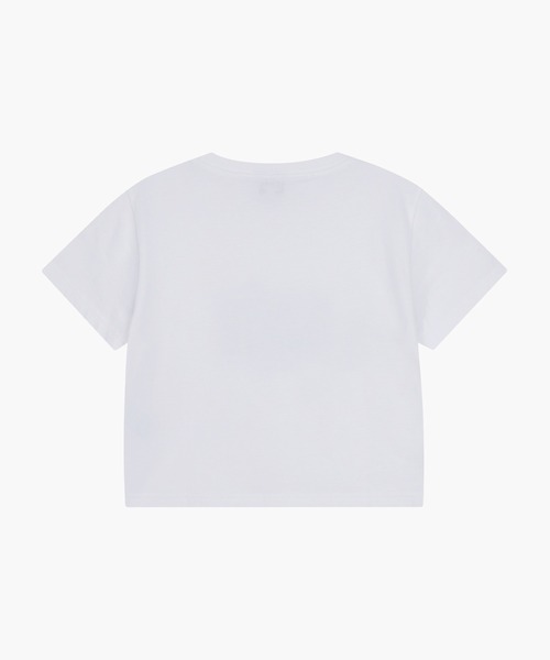 MARITHE + FRANCOIS GIRBAUD(マリテフランソワジルボー)の「W CLASSIC LOGO CROP TEE(Tシャツ/カットソー・レディース・Cream/Black/ヘザーグレー/White/Navy/ピンク系・MEDIUM/SMALL)」の7枚目の写真
