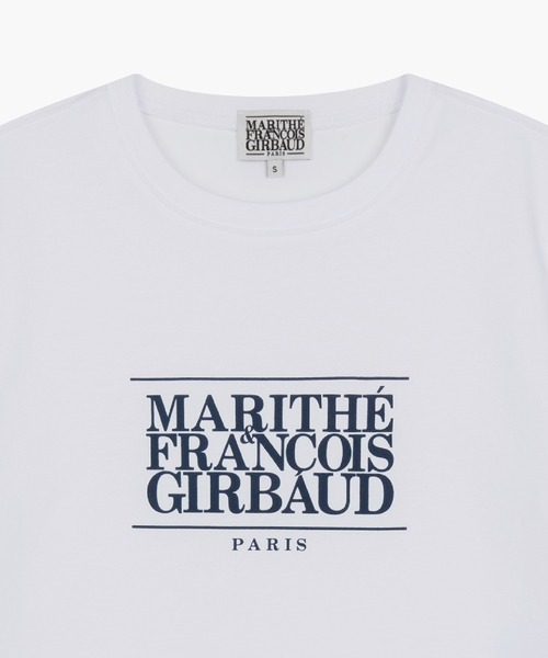 MARITHE + FRANCOIS GIRBAUD(マリテフランソワジルボー)の「W CLASSIC LOGO CROP TEE(Tシャツ/カットソー・レディース・Cream/Black/ヘザーグレー/White/Navy/ピンク系・MEDIUM/SMALL)」の8枚目の写真