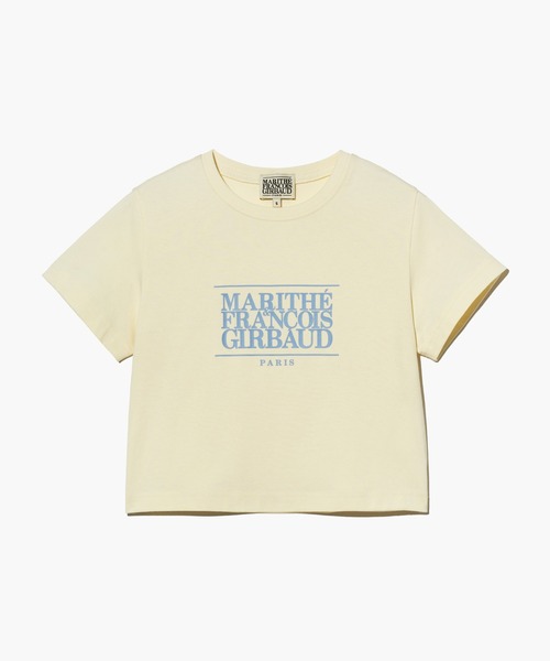 MARITHE + FRANCOIS GIRBAUD(マリテフランソワジルボー)の「W CLASSIC LOGO CROP TEE(Tシャツ/カットソー・レディース・Cream/Black/ヘザーグレー/White/Navy/ピンク系・MEDIUM/SMALL)」の13枚目の写真