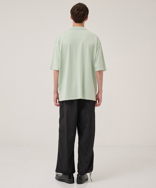 ATON（エイトン）の「【ATON/エイトン】HAND DYED NYLON UTILITY PANTS（その他パンツ・メンズ・ブラック・4）」の5枚目の写真