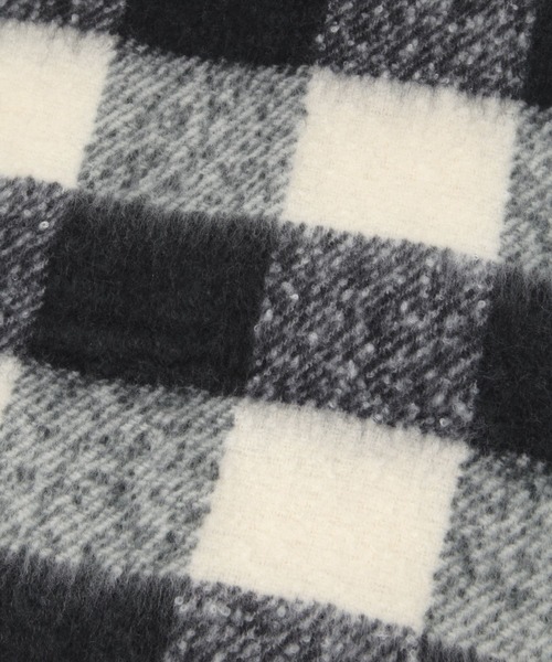 FOUND GOOD（ファウンドグッド）の「ザックリマフラー（マフラー・レディース・ブルー系5/オレンジ系5/ブラック・FREE）」の5枚目の写真