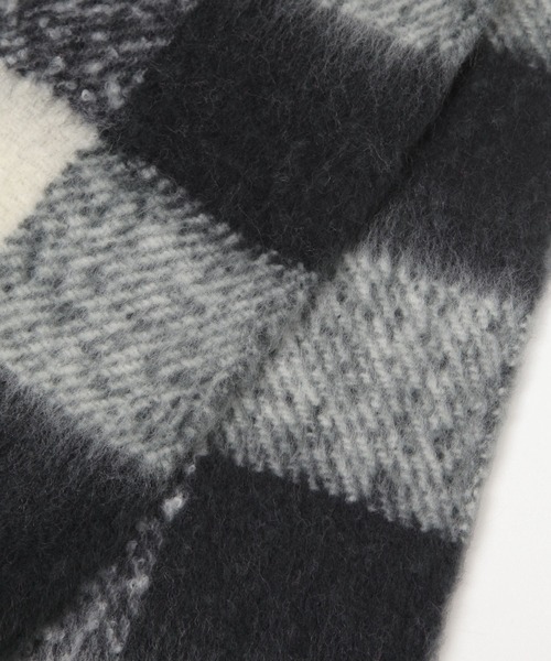 FOUND GOOD（ファウンドグッド）の「ザックリマフラー（マフラー・レディース・ブルー系5/オレンジ系5/ブラック・FREE）」の7枚目の写真