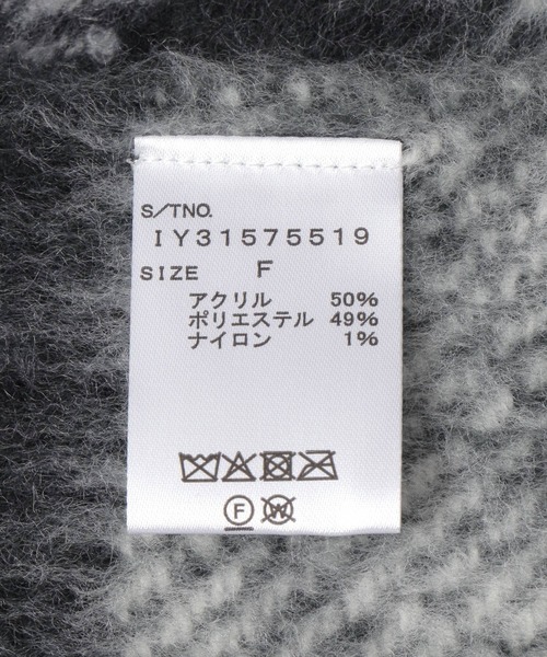 FOUND GOOD（ファウンドグッド）の「ザックリマフラー（マフラー・レディース・ブルー系5/オレンジ系5/ブラック・FREE）」の12枚目の写真