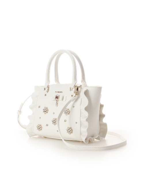 SAMANTHAVEGA（サマンサベガ）の「ティアフラッター　ミニショルダーバッグ（ショルダーバッグ・レディース・ホワイト/ブラック/ライトブルー・FREE）」の8枚目の写真