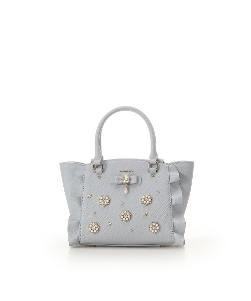 SAMANTHAVEGA（サマンサベガ）の「ティアフラッター　ミニショルダーバッグ（ショルダーバッグ・レディース・ホワイト/ブラック/ライトブルー・FREE）」の17枚目の写真