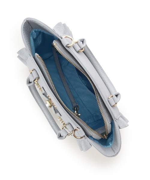 SAMANTHAVEGA（サマンサベガ）の「ティアフラッター　ミニショルダーバッグ（ショルダーバッグ・レディース・ホワイト/ブラック/ライトブルー・FREE）」の12枚目の写真