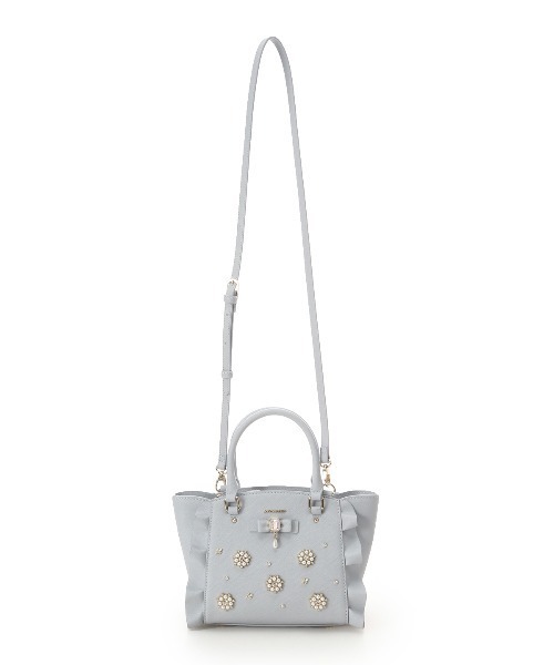 SAMANTHAVEGA（サマンサベガ）の「ティアフラッター　ミニショルダーバッグ（ショルダーバッグ・レディース・ホワイト/ブラック/ライトブルー・FREE）」の11枚目の写真