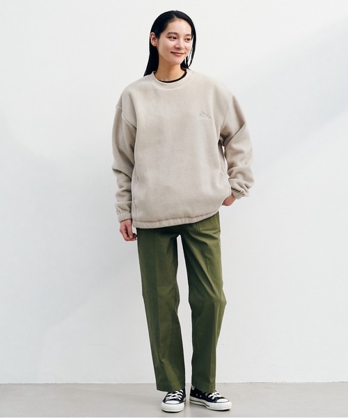 KELTY(ケルティ)の「KELTY PUFF-LEECE CREW NECK(スウェット・メンズ・ブラック/チャコール/ベージュ・M/L/XL)」の9枚目の写真