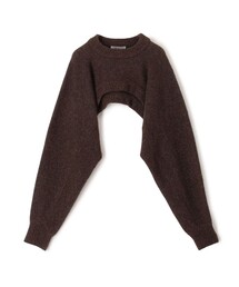 EDITION | ウールブークレー クロップドニット(ニット/セーター)