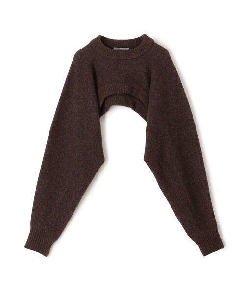 セール】ウールブークレー クロップドニット（ニット/セーター