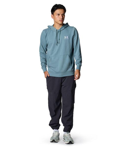 UNDER ARMOUR(アンダーアーマー)の「UAエッセンシャル テリー フーディー(ライフスタイル/メンズ)(スウェット・メンズ・パープル系・2XL/3XL/S/L/M/XL)」の3枚目の写真