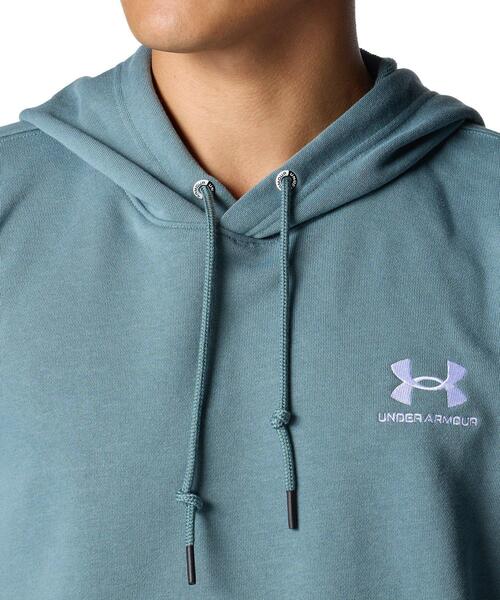 UNDER ARMOUR(アンダーアーマー)の「UAエッセンシャル テリー フーディー(ライフスタイル/メンズ)(スウェット・メンズ・パープル系・2XL/3XL/S/L/M/XL)」の5枚目の写真