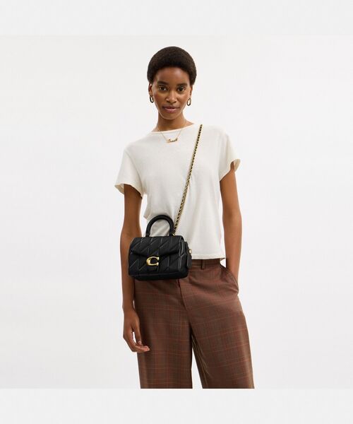 タビー トップ ハンドル バッグ・キルティング（ショルダーバッグ