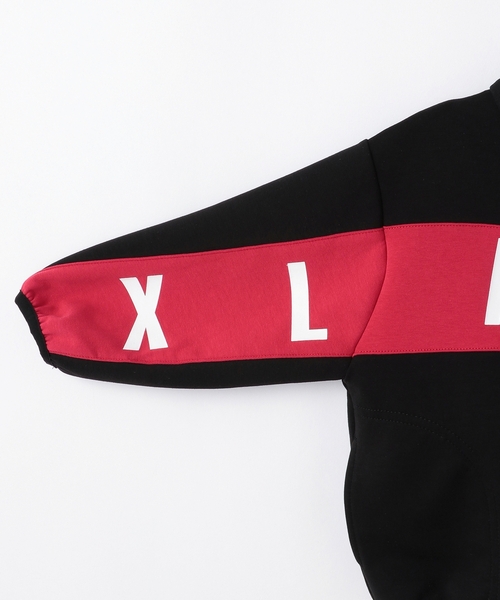 XLARGE KIDS（エクストララージキッズ）の「ビッグロゴダンボールニットジップトレーナー（スウェット・キッズ・ブラック/トップグレー・140cm/110cm/100cm/120cm/130cm/80ｃｍ/90cm）」の6枚目の写真