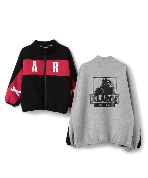 XLARGE KIDS（エクストララージキッズ）の「ビッグロゴダンボールニットジップトレーナー（スウェット・キッズ・ブラック/トップグレー・140cm/110cm/100cm/120cm/130cm/80ｃｍ/90cm）」の10枚目の写真