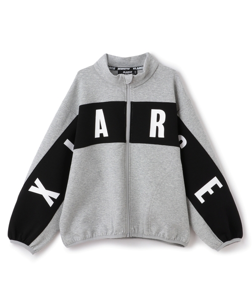 XLARGE KIDS（エクストララージキッズ）の「ビッグロゴダンボールニットジップトレーナー（スウェット・キッズ・ブラック/トップグレー・140cm/110cm/100cm/120cm/130cm/80ｃｍ/90cm）」の11枚目の写真