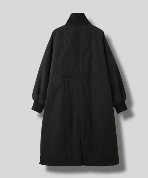 NAVY(ネイビー)の「nAvy 薄中綿 スタンドリブコート(ダウンジャケット/コート・メンズ・アイボリー/ブラック/カーキ・S/M/L)」の16枚目の写真