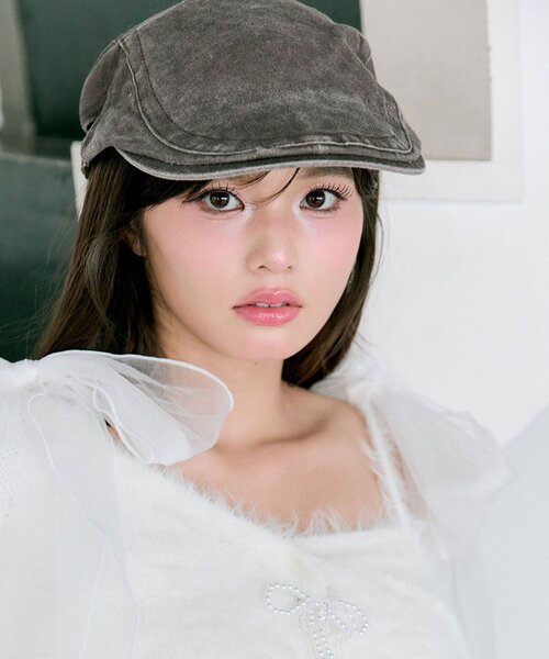 OLIVE des OLIVE（オリーブデオリーブ）の「ハンチング（ハンチング/ベレー帽・レディース・ブラウン/ブラック・FREE）」の10枚目の写真