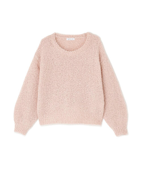 NATURAL BEAUTY BASIC(ナチュラルビューティーベーシック)の「◇フェザーネップニット(ニット/セーター・レディース・ピンク/ブルー/オフホワイト・FREE)」の9枚目の写真