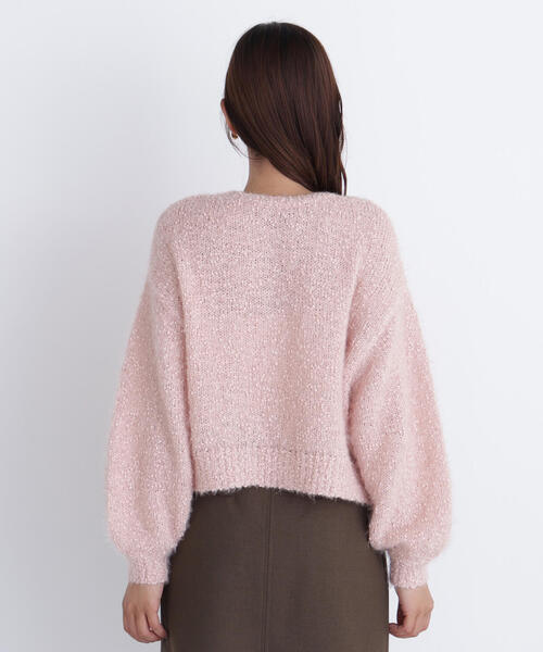 NATURAL BEAUTY BASIC(ナチュラルビューティーベーシック)の「◇フェザーネップニット(ニット/セーター・レディース・ピンク/ブルー/オフホワイト・FREE)」の20枚目の写真