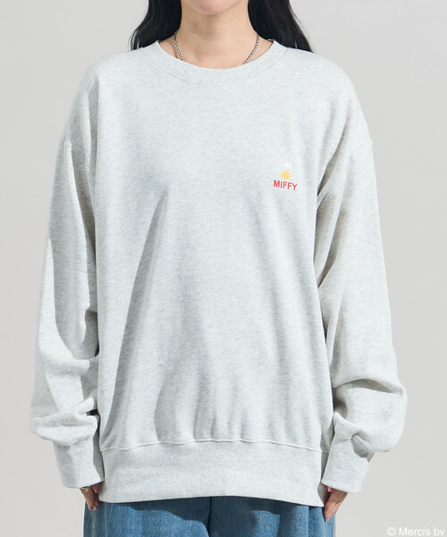 セール】miffy Pancake柄 プリント スウェット/ミッフィー（スウェット
