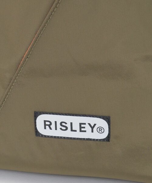 SOFFITTO（ソフィット）の「【RISLEY×OUTDOOR(リズレイ×アウトドア)】トライアングルミニフリルバッグ ［R2501-TFB37］（ショルダーバッグ・レディース・カーキ/ブラック・FREE）」の8枚目の写真