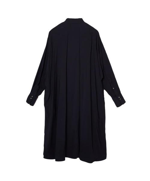 c/est（シーエ）の「c/est/シーエ FRANNY フラニー ワイドシルエット シャツワンピース 秋物 秋服 2026年秋冬（シャツワンピース・レディース・ネイビー/オフホワイト・FREE）」の19枚目の写真