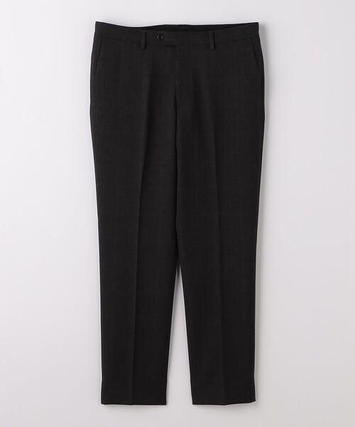 セール】ウールライク グレンチェック スラックス -ハンド