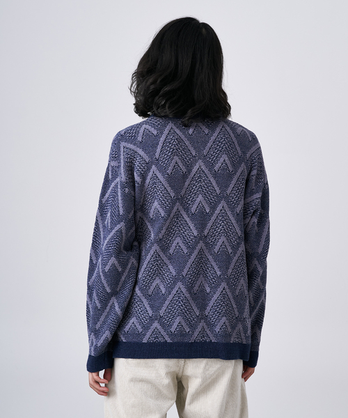 B.C STOCK(ベーセーストック)の「【CALIFORNIA RANCH HOUSE】モールハーフジップニット(ニット/セーター・メンズ・カーキ/ネイビー/ベージュ・MEDIUM/LARGE)」の15枚目の写真