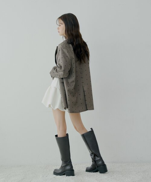 Chico（チコ）の「【セットアップ対応】スウェットバルーンミニスカート（スカート・レディース・ホワイト/チャコールグレー/グレー/グレー系その他3/グレー系その他2・FREE）」の11枚目の写真