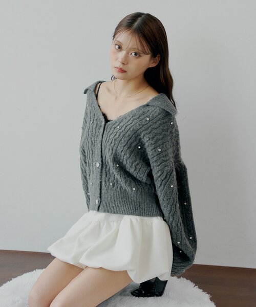 セール】【セットアップ対応】スウェットバルーンミニスカート