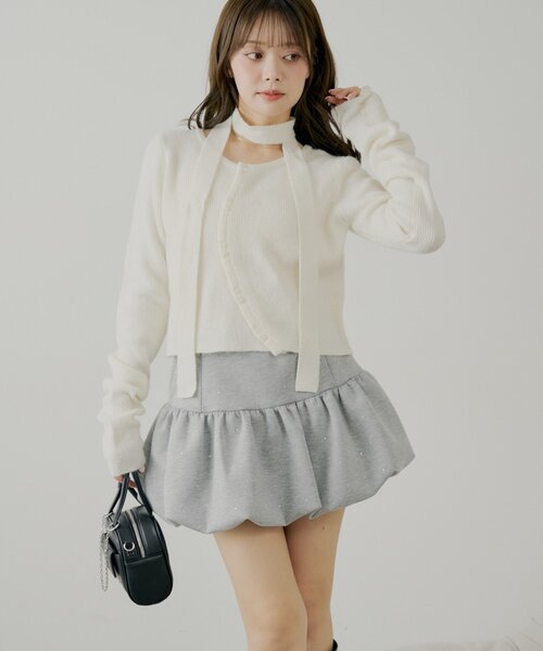 Chico（チコ）の「【セットアップ対応】スウェットバルーンミニ