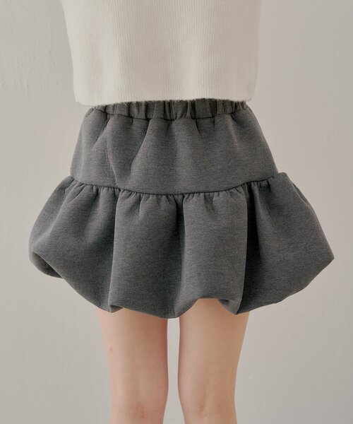 セール】【セットアップ対応】スウェットバルーンミニスカート