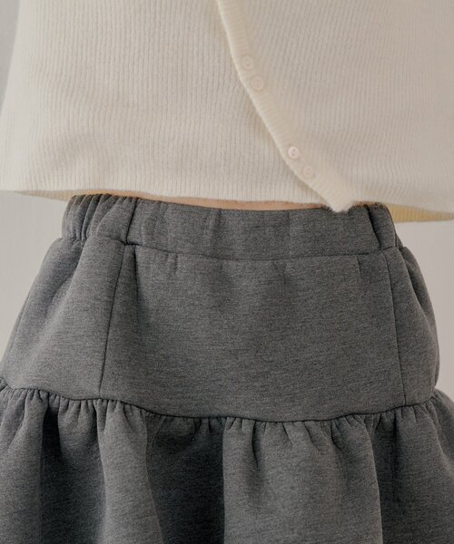 セール】【セットアップ対応】スウェットバルーンミニスカート