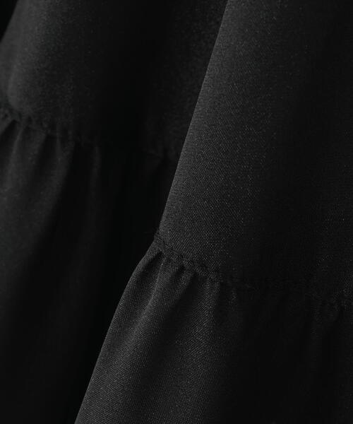 PROPORTION BODY DRESSING（プロポーションボディドレッシング）の「【加藤栞さん着用】シアーティアードスカート / 1215220106（スカート・レディース・ホワイト系その他/ブラック・MEDIUM/P/S）」の8枚目の写真