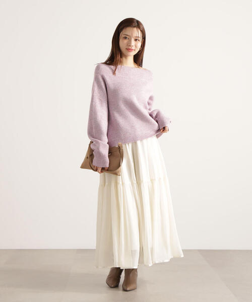 PROPORTION BODY DRESSING（プロポーションボディドレッシング）の「【加藤栞さん着用】シアーティアードスカート / 1215220106（スカート・レディース・ホワイト系その他/ブラック・MEDIUM/P/S）」の13枚目の写真