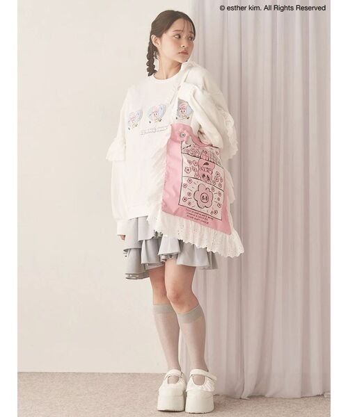 Esther Bunny×merry jenny】おはなフリルトートバッグ（トートバッグ