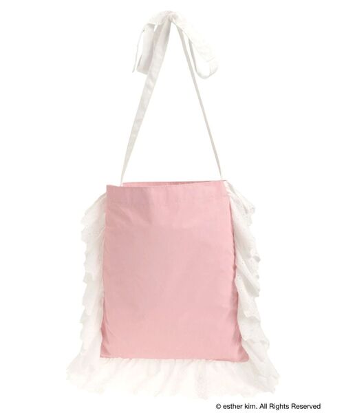 merry jenny（メリージェニー）の「【Esther Bunny×merry jenny】おはなフリルトートバッグ（トートバッグ・レディース・ピンク・FREE）」の10枚目の写真