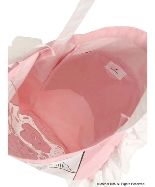 merry jenny（メリージェニー）の「【Esther Bunny×merry jenny】おはなフリルトートバッグ（トートバッグ・レディース・ピンク・FREE）」の11枚目の写真
