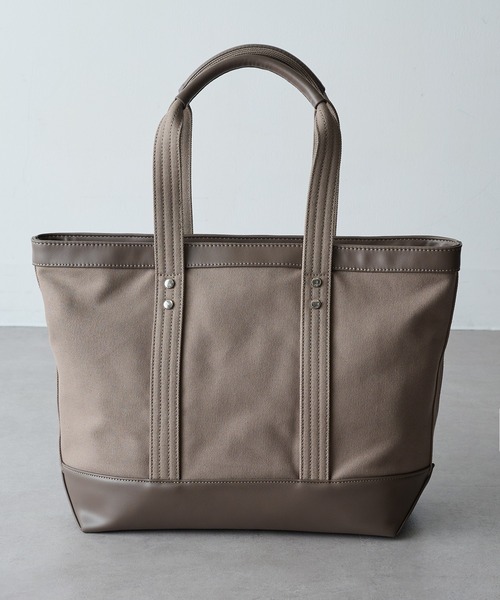 U.S. POLO ASSN.（ユーエスポロアッスン）の「【U.S. POLO ASSN.】≪別注≫ キャンバストートバッグ PC A4サイズ収納可能 ビジネスバッグ 通勤 通学（トートバッグ・レディース・ブラック/オフホワイト/グレー・FREE）」の16枚目の写真