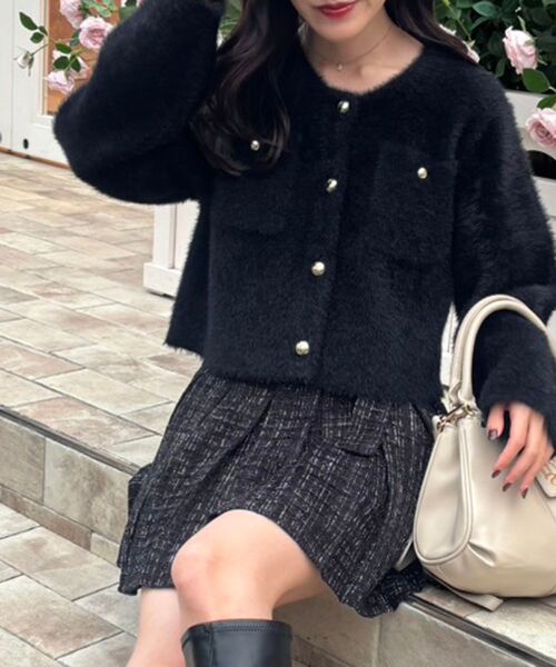 アンジェリックプリティ　ボレロ　カーディガン　ブラック アンジェリックプリティ ボレロ カーディガン ブラック アンジェリック