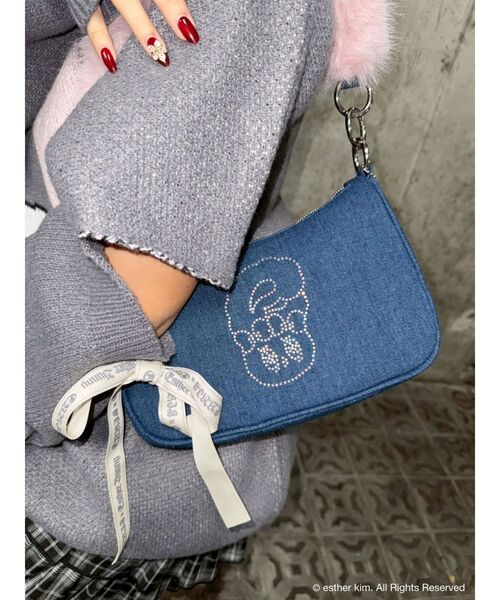 EVRIS(エヴリス)の「【Esther Bunny × EVRIS】バニーブリングハンドBAG(ハンドバッグ・レディース・インディゴブルー・FREE)」の10枚目の写真
